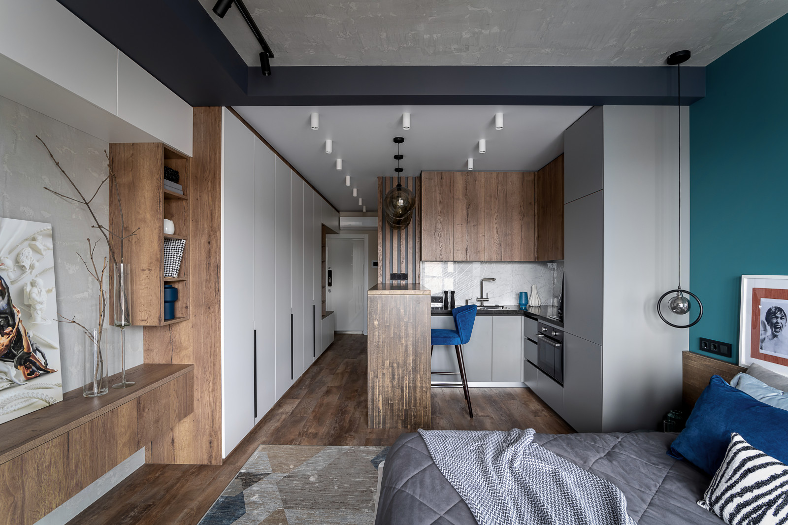 Реализованный дизайн проект квартиры ЖК "Академический"