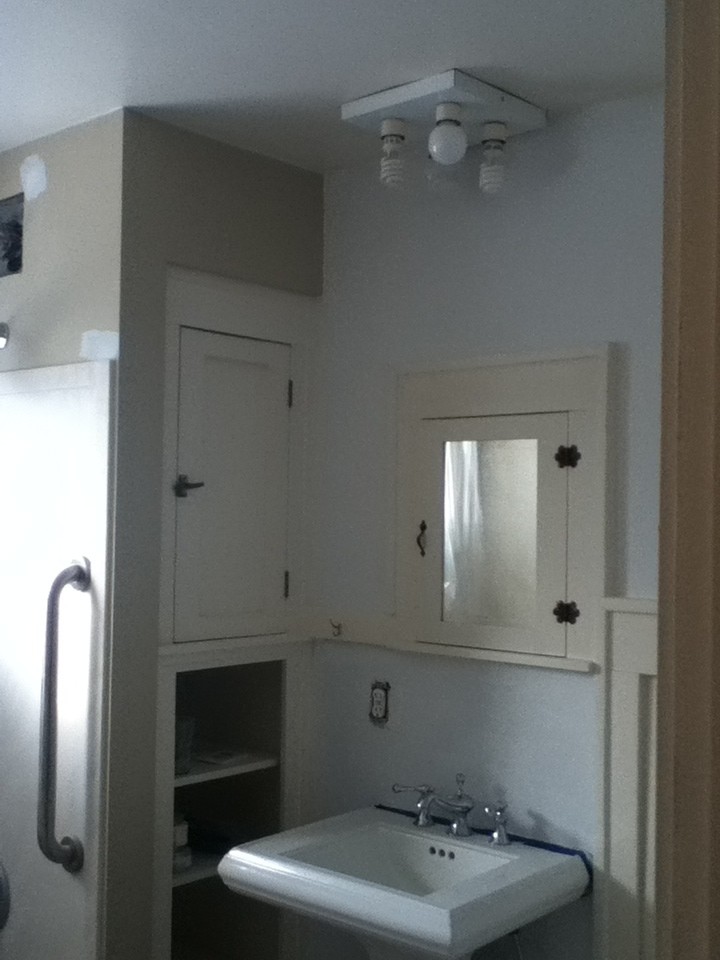 What finish for bathroom fixtures?