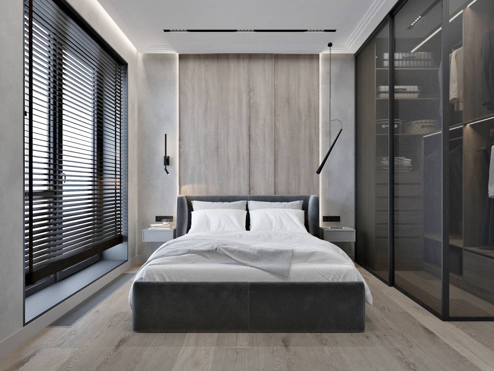 Минимализм для молодой семьи в ЖК Wellton Towers, г. Москва