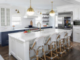 Transitional Kitchen by EuroCraft Interiors Custom Cabinetry