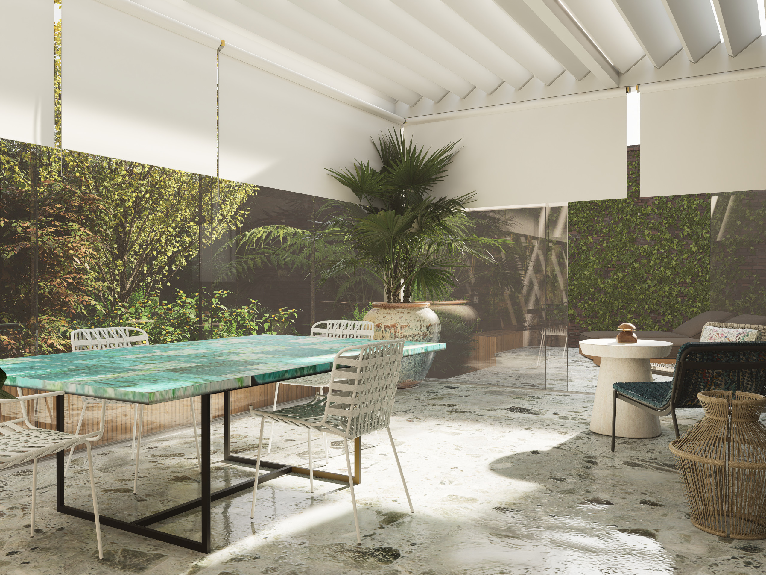 Un Giardino d’Inverno Urbano: rifugio ombroso nel cuore di Milano