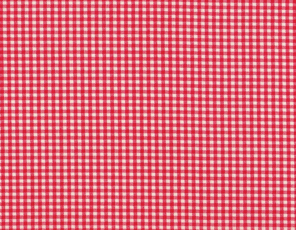 16" x 16" Pillow Gingham Check Cherry Red