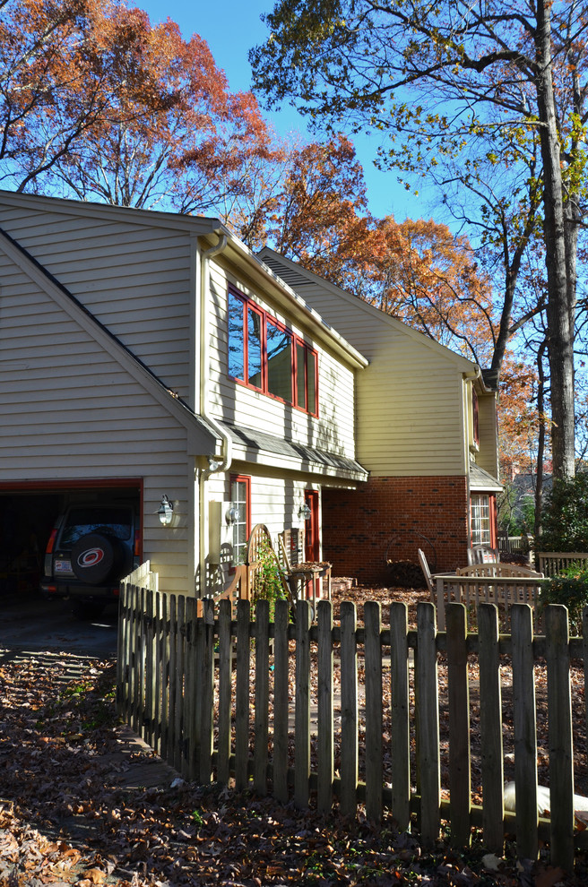 Photo of a traditional exterior in Raleigh.