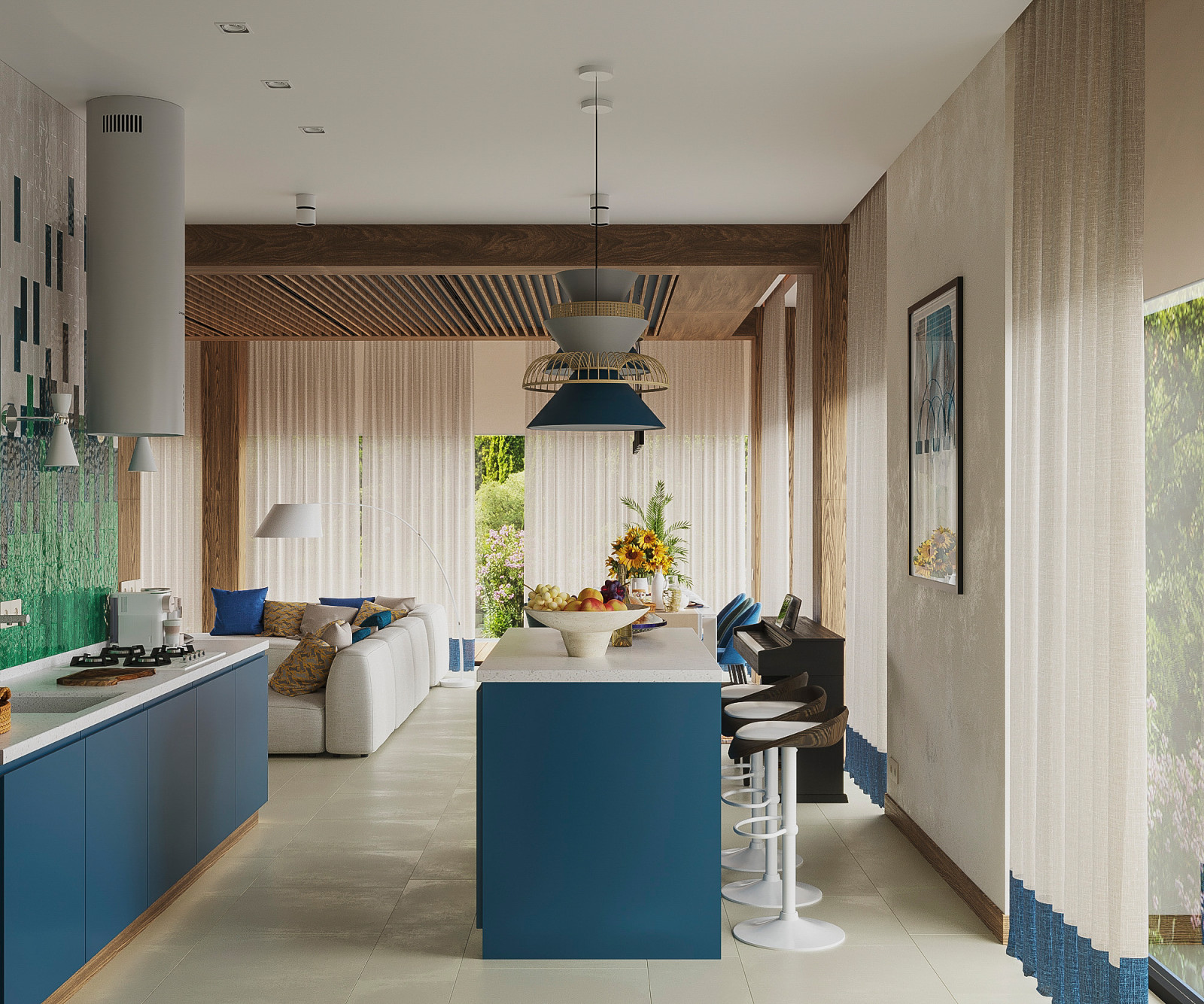 Море внутри. 2-х этажный загородный дом 320 кв.м. в Крыму