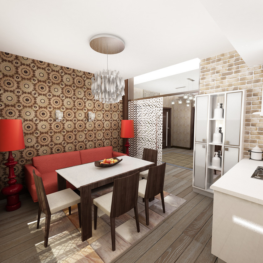 Интерьеры городской квартиры "Принт-модерн"