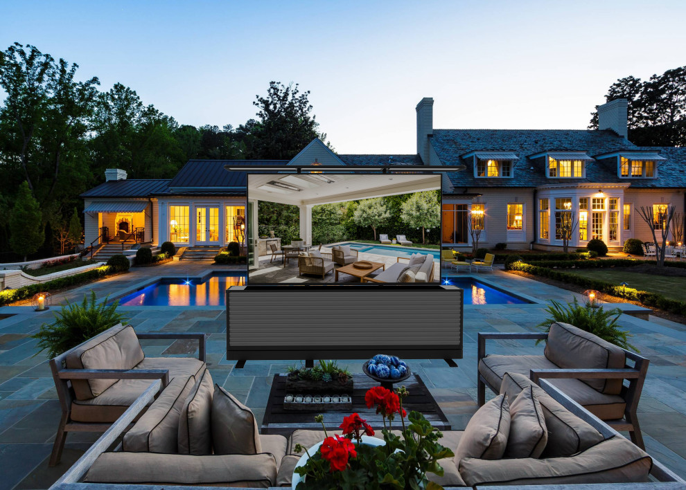 Backyard Movie Nights Start With This Lift TV Cabinet