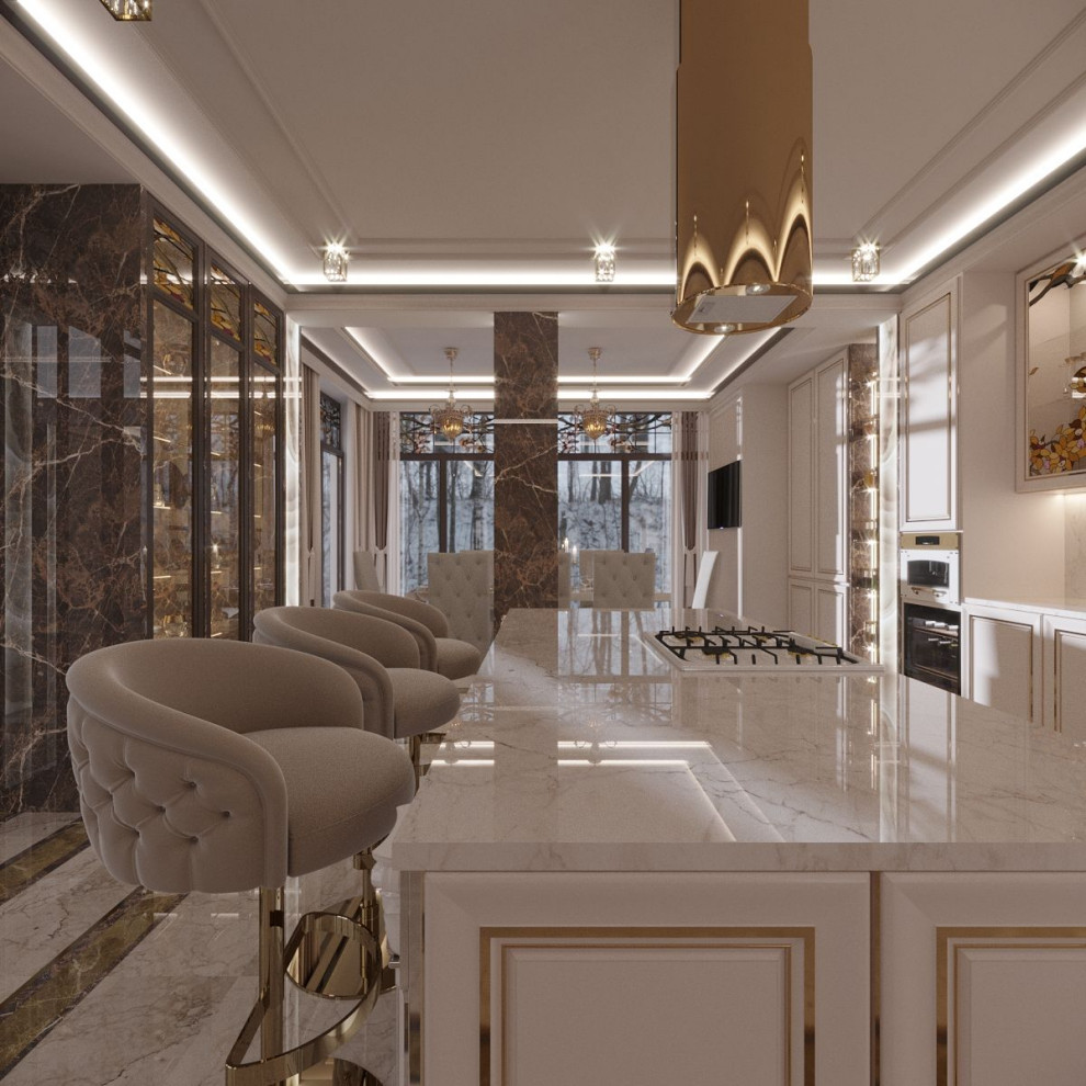 Дизайн таунхауса 100 кв. м в Куркино