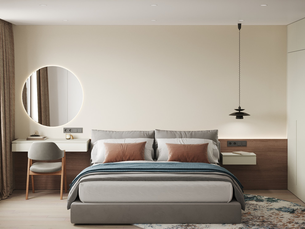 Квартира для молодой семьи с элементами сканди