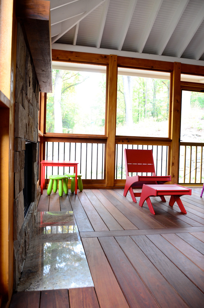 Modern Decatur Screened Porch - Modern - Atlanta - by Falcon Design ...