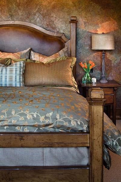 Design ideas for a traditional bedroom in Other.