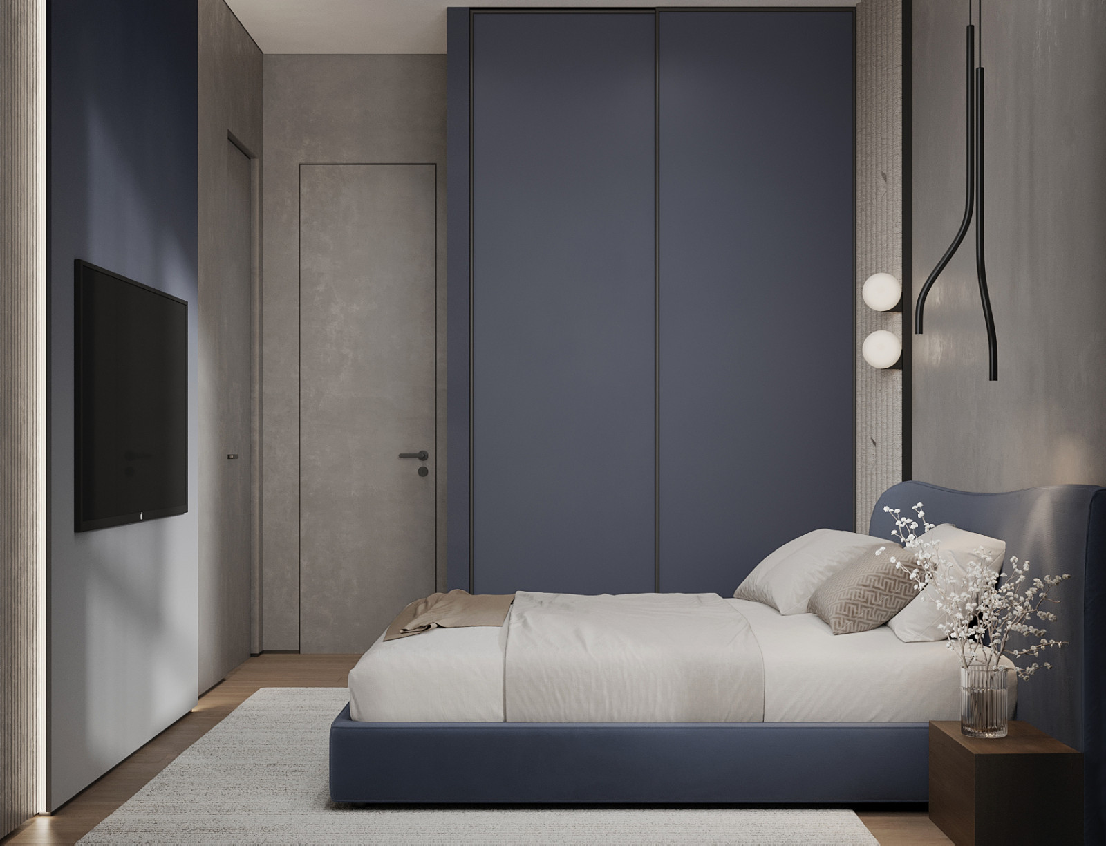 Брутальный интерьер квартиры 85 кв.м. в Москве. Проект