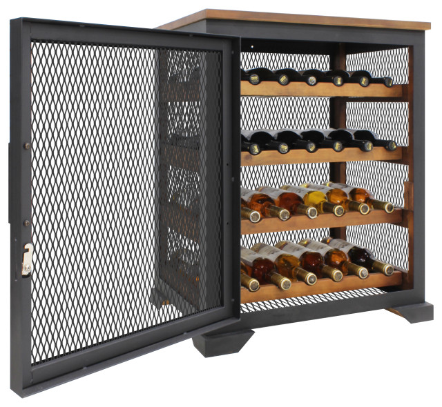 Vinotemp Modular Wine Locker Industrial Wine Racks by Vinotemp