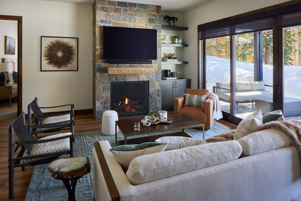 Doris Drive - Rustic - Living Room - Denver - by Collective Design
