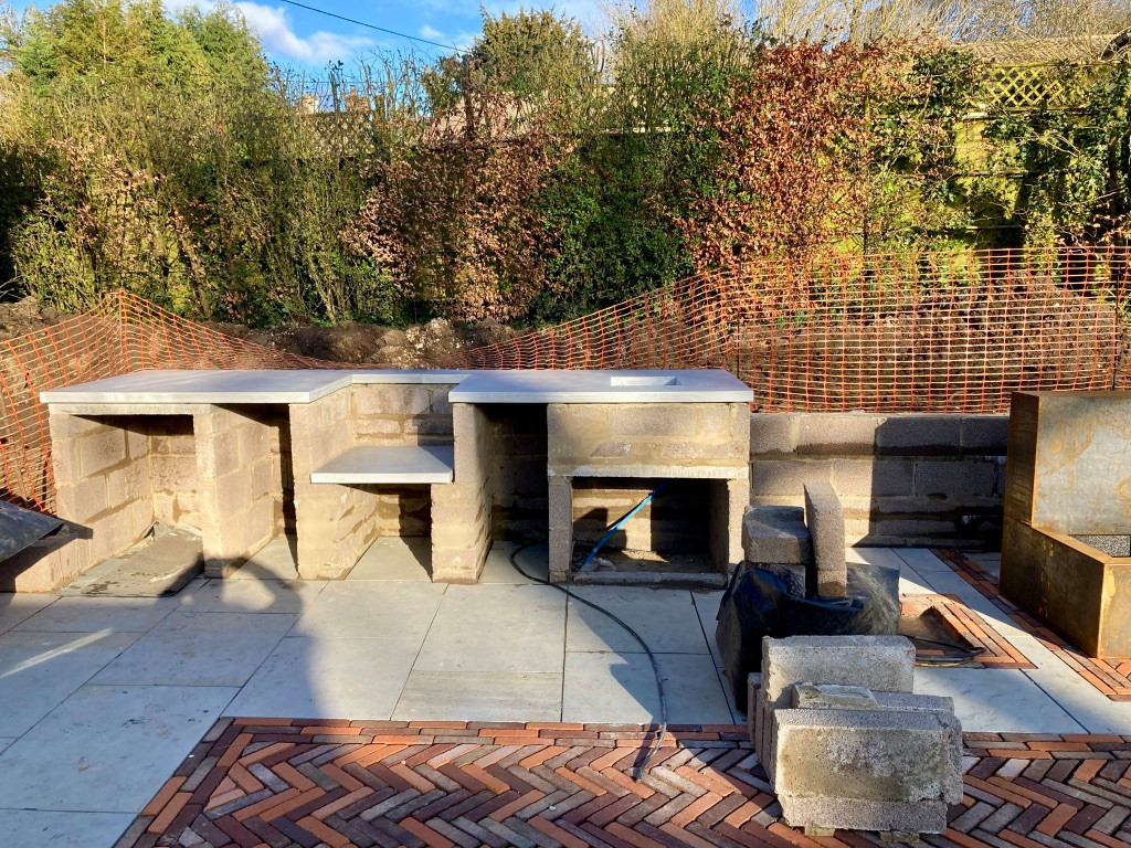 Old Meets New: A Modern Outdoor Kitchen