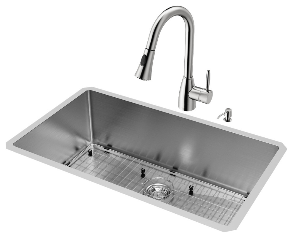 mercer stainless steel kitchen sink