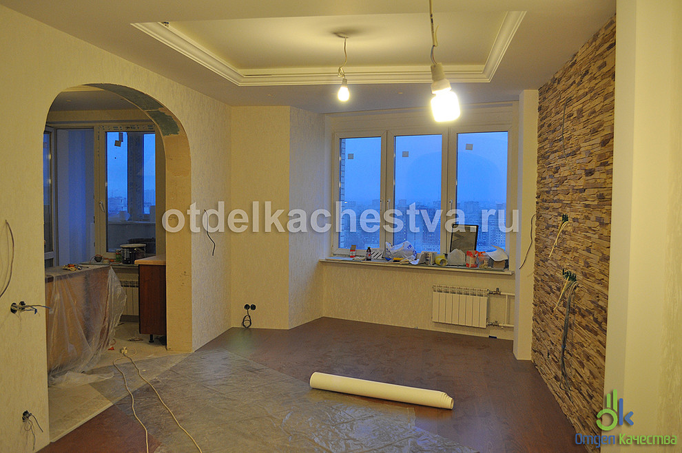 Фотографии "до": Ремонт 4-х комнатной квартиры на пр. Луначарского