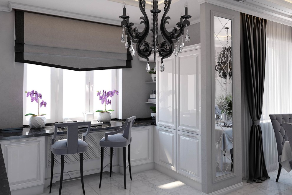 Дизайн проект кухни в коттедже