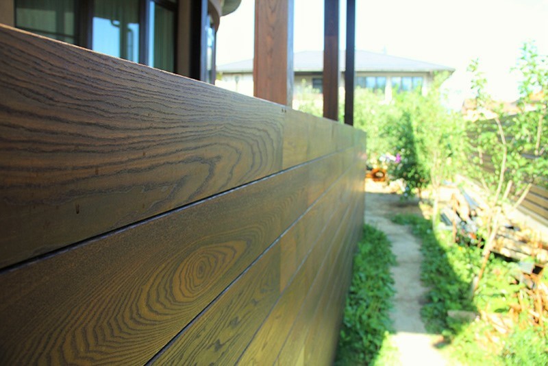 МОНТАЖ ПЛАНКЕНА ИЗ ТЕРМОДЕРЕВА