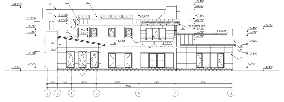 Современная вилла "L", 500 кв. м