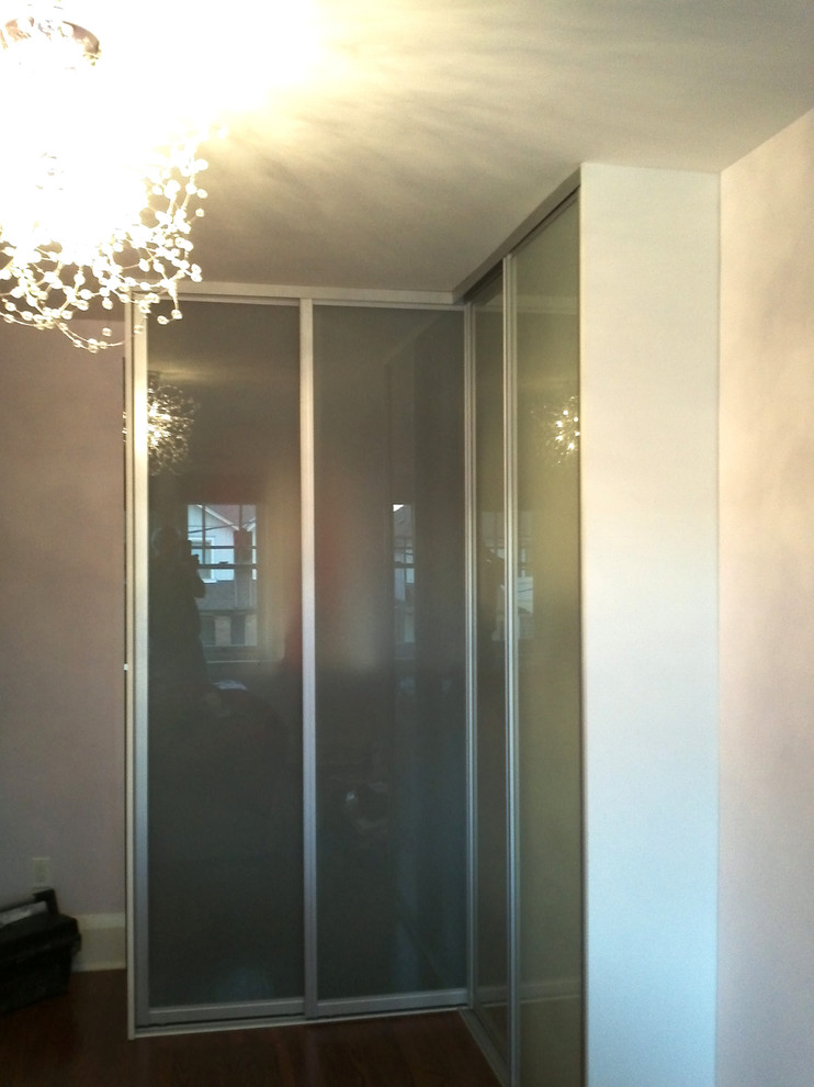 Challenging sliding door installations Contemporary Hall Toronto