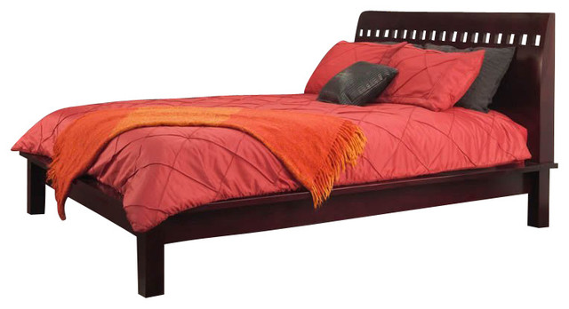 Modus Nevis Veneto Platform Bed, Espresso, King