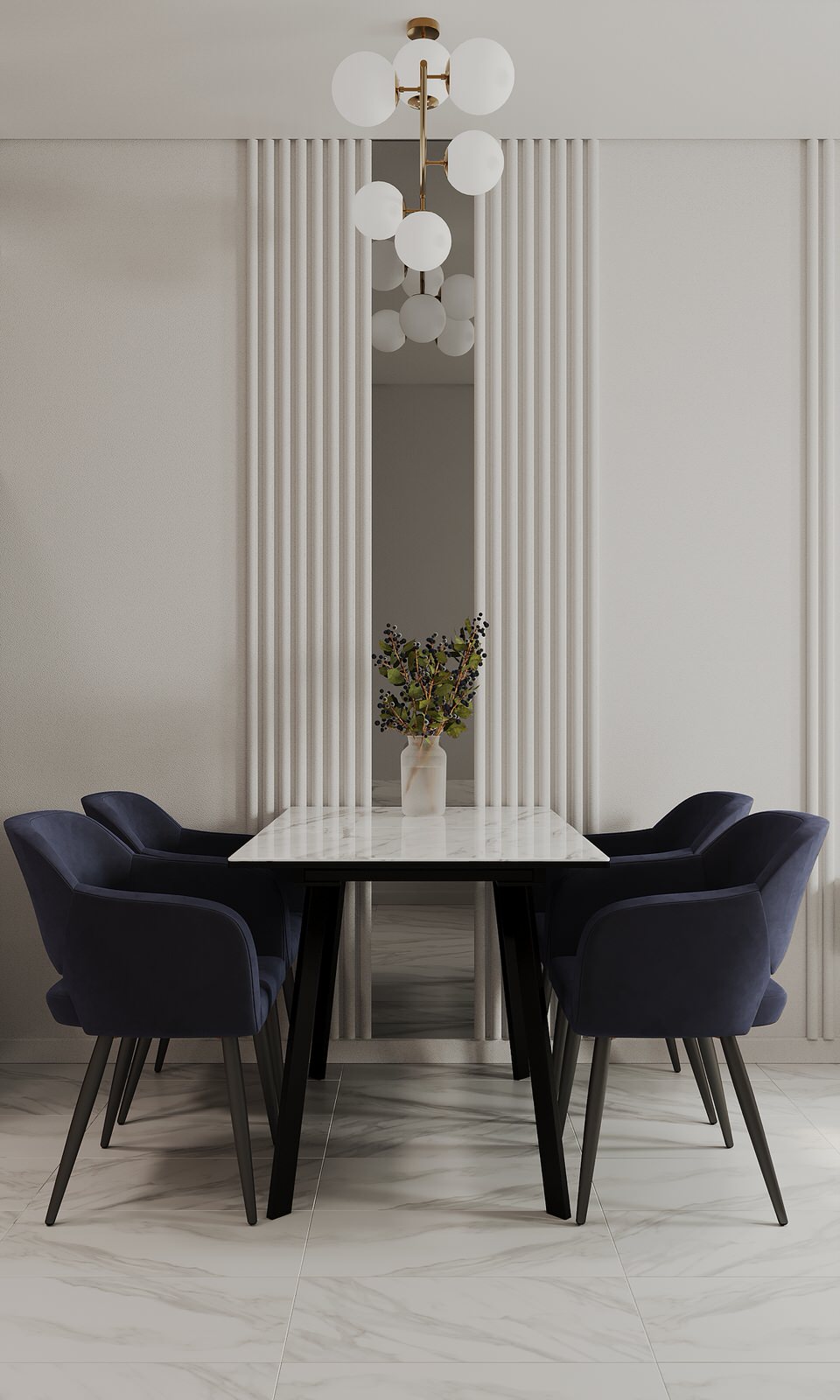 Кухня гостиная для динамичной семьи