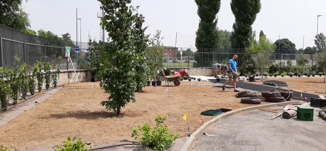 Verde scolastico modern-garten