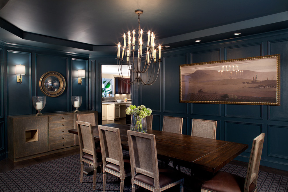 Transitional dining room photo in Baltimore