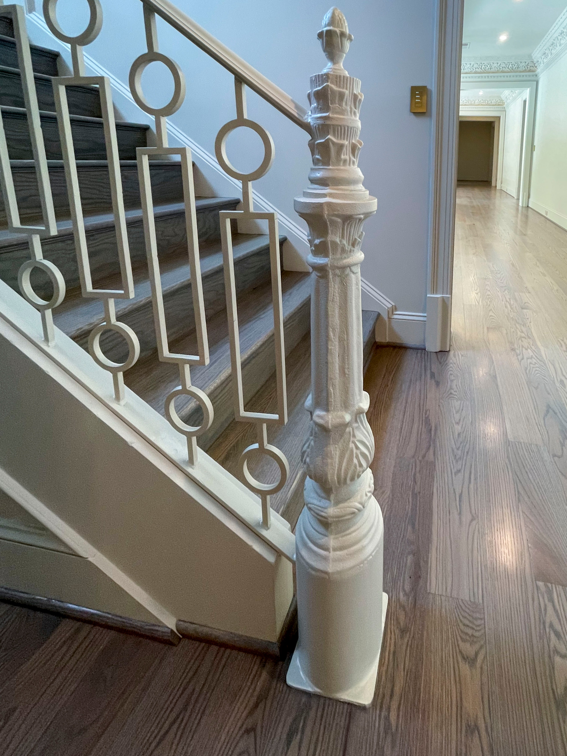 104_Curved Staircases in 18th Century French Inspired Mansion, Mclean VA 22101