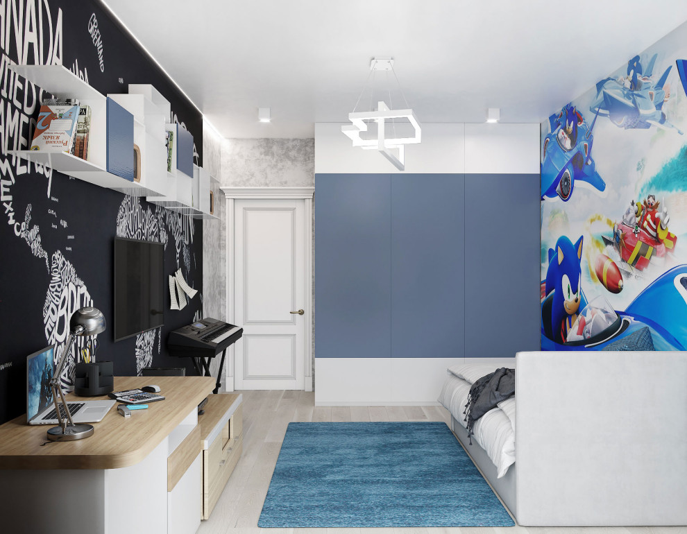 Итоговая визуализация проекта интерьера трёхкомнатной квартиры