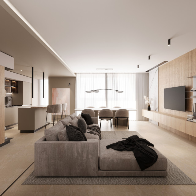 VDD apt | 145 sqm minimalistisch-wohnbereich