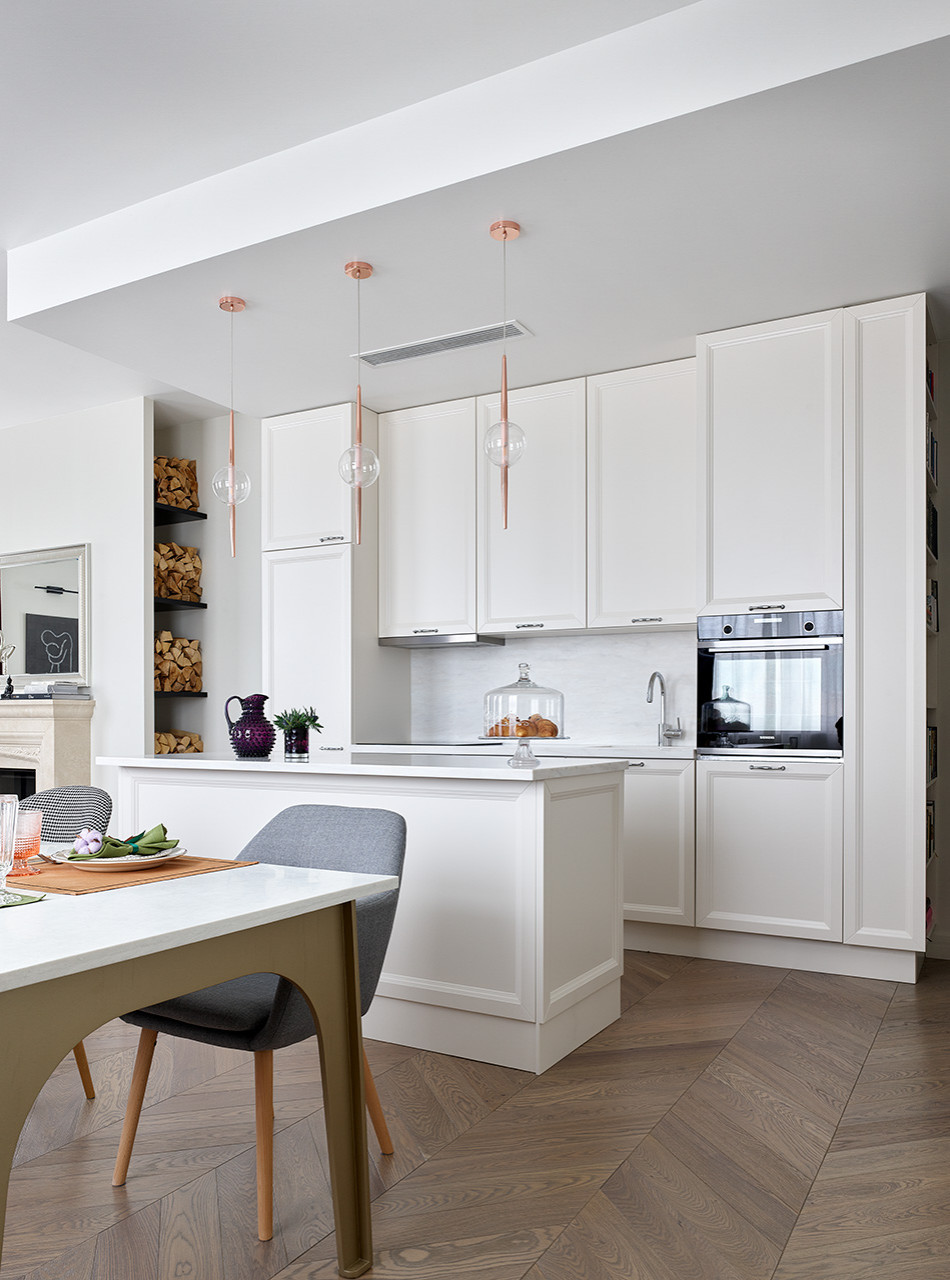 Квартира с камином.