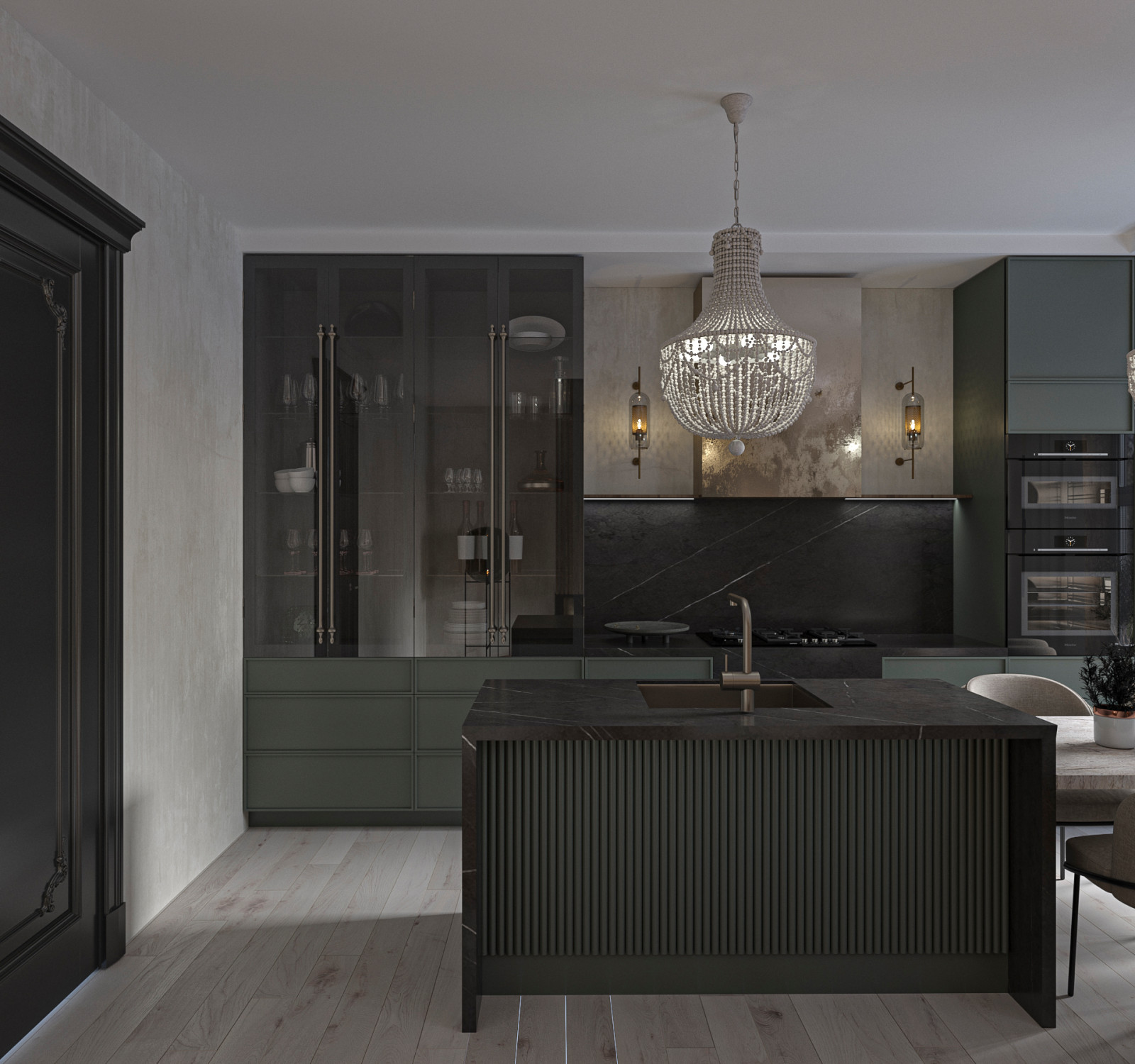 Проект квартиры в современном стиле.