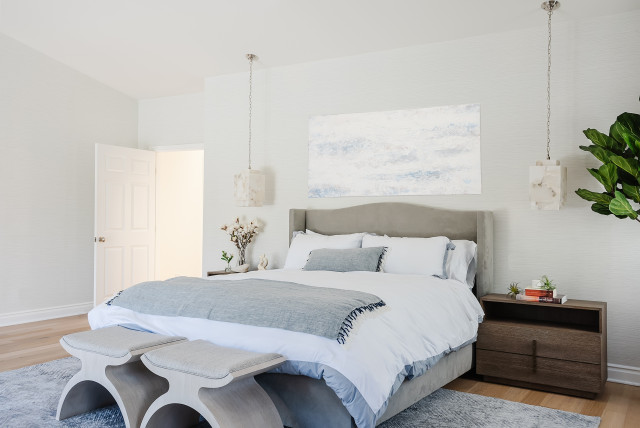 8th Street beach-style-bedroom