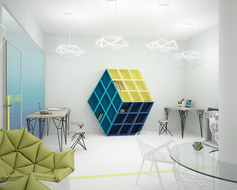 Проект офисного помещения площадью 140 кв м в центре Москвы создан для Defortis