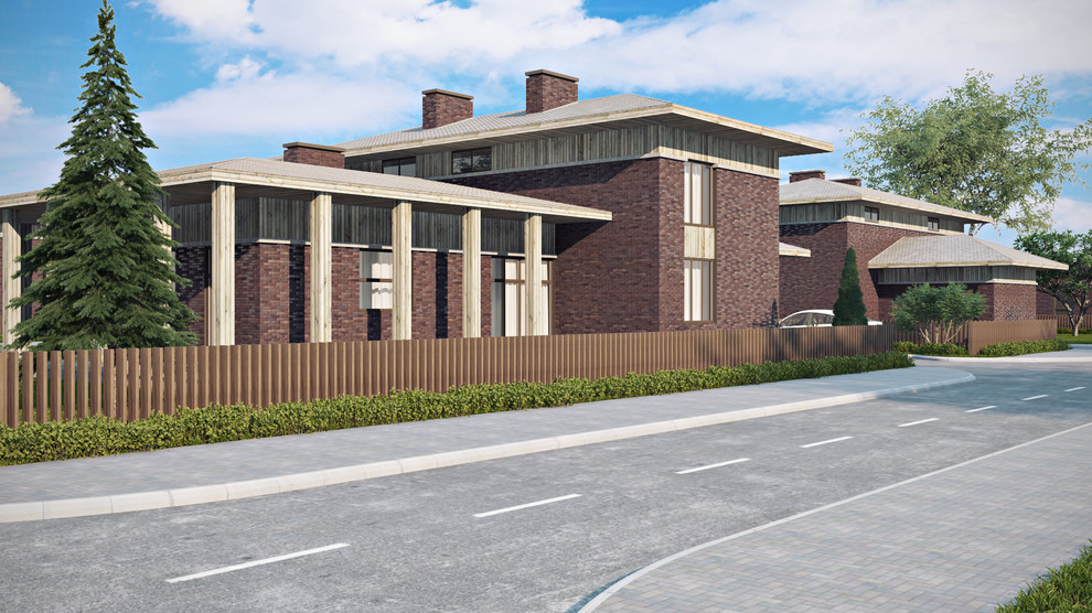 Поселок и Яхт-клуб. Эскиз и концепт