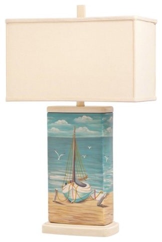 Kichler Marblehead 70832CA Table Lamp - 16.5 in. - hand-painted porcelain
