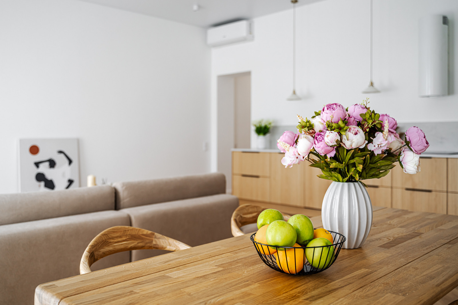 Светлая квартира в скандинавском стиле