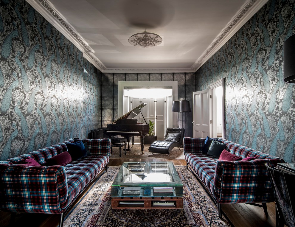 Bohemian living room in London.
