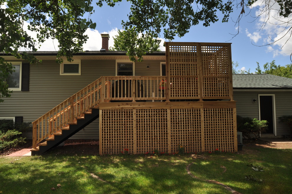 Deck - backyard deck idea in Chicago
