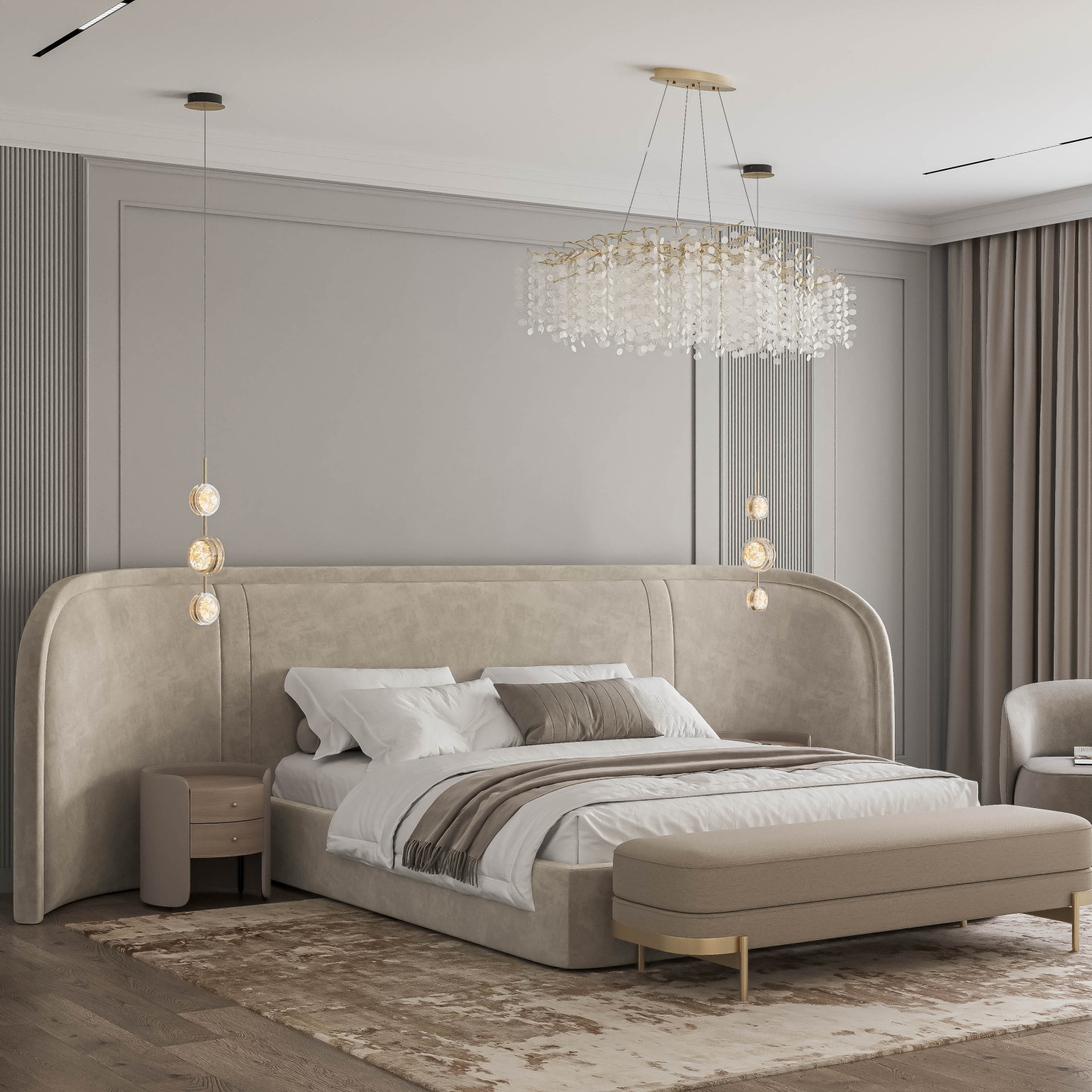 Дом в стиле неоклассика 260 м2