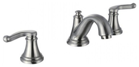 Two Handle 8-Inch Widespread Lavatory Faucet, Pop-Up Drain