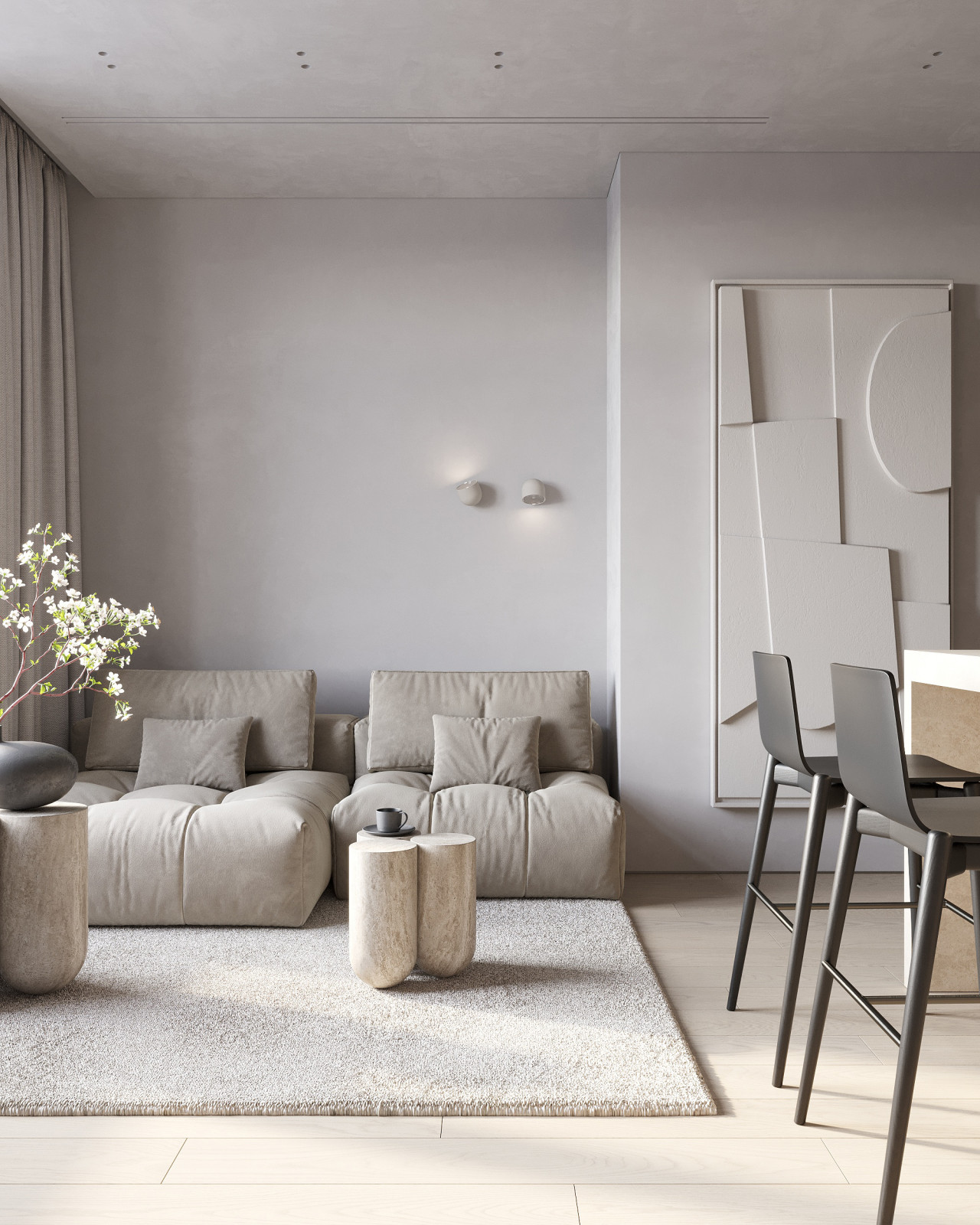 Интерьер квартиры в ЖК NEVA HAUS