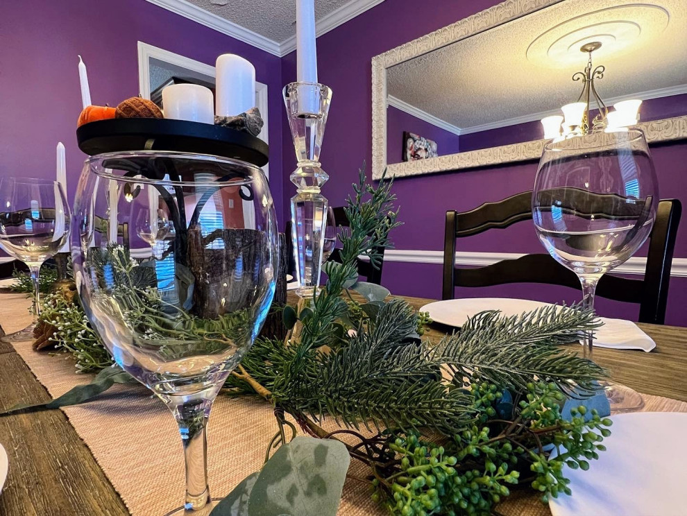 Purple Dining Room