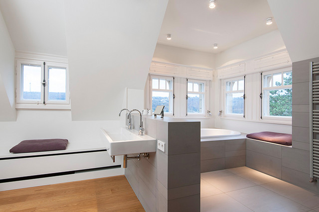 Haus R - Badezimmer trendy-badevaerelse