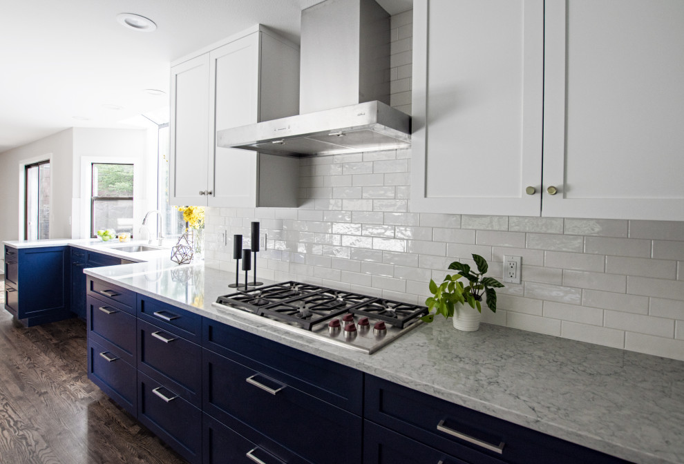 Inspiration for a transitional kitchen remodel in Seattle
