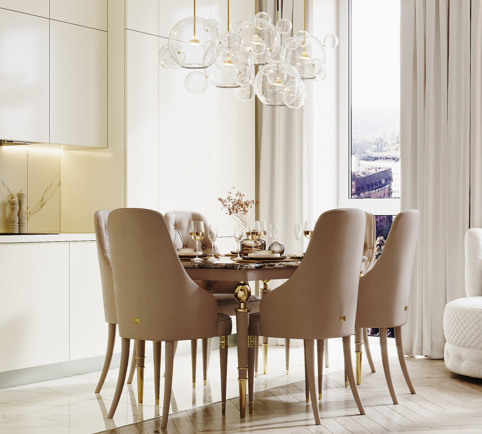 Кухня-гостинная современная классика