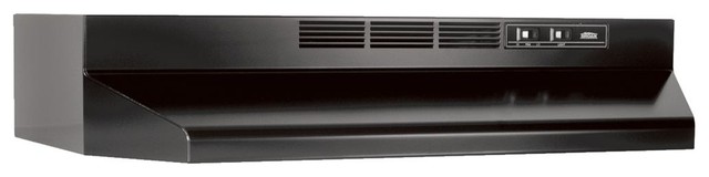 Broan Nutone 30 Black Range Hood 413023 Contemporary Broan Nutone 30 Black Range Hood 413023