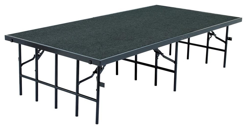 Portable Stage w Carpet (96 in. W x 36 in. D