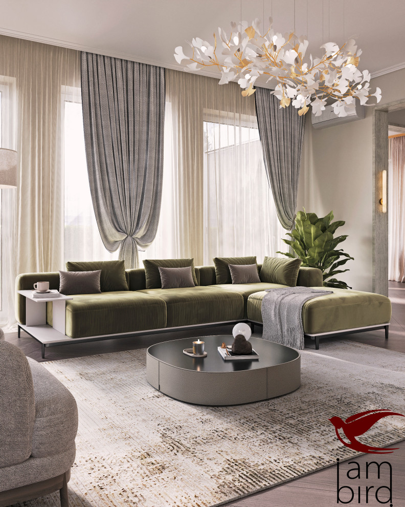 Современная классика с нотками ар-деко в КП "Гайд Парк"